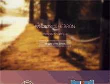 Tablet Screenshot of hebronschool.org